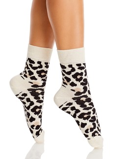 Happy Socks Leopard Half Crew Socks