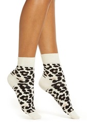 Happy Socks Leopard Spot Socks in Light Beige at Nordstrom