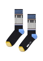 Happy Socks Men's X Fao Schwarz Piano Socks Gift Set, Pack of 2 - Black