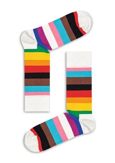 Happy Socks Pride Cotton Blend Stripe Socks 