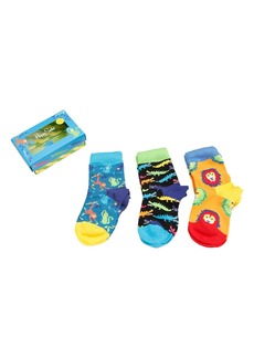 Happy Socks Wild Life Socks Gift Set - Pack of 3 in Multi at Nordstrom Rack