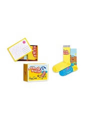 Happy Socks Wish U Were Here Cotton Blend Crew Socks Gift Box, Pack of 2