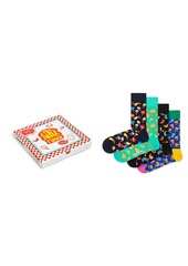 Happy Socks Women's Junk Food Gift Box, Pack of 4