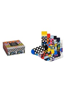 Happy Socks x Disney 6-Pack Assorted Crew Socks Gift Box