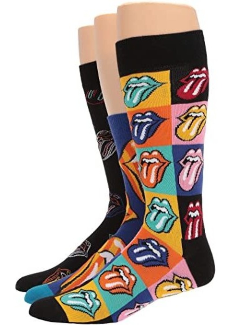 Happy Socks Rolling Stones 3 Pack Sock Box Set Misc Accessories