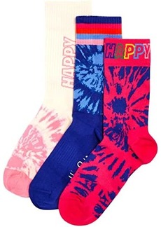 Happy Socks Tie-Dye Thin Crew Gift Set 3-Pack