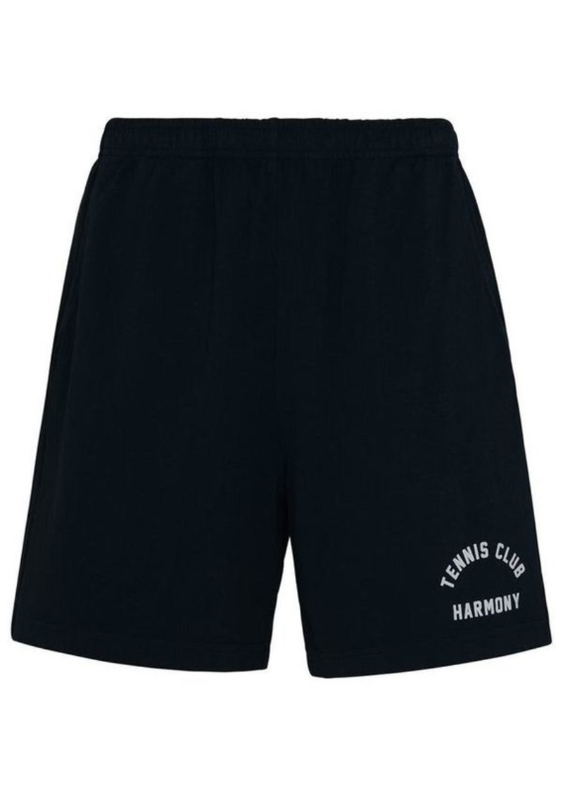 Harmony Blue cotton bermuda shorts