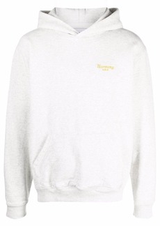 Harmony embroidered-logo hoodie