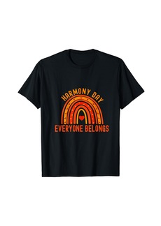 Harmony Day Rainbow Happy Harmony Day T-Shirt
