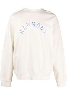 Harmony logo-print cotton sweatshirt