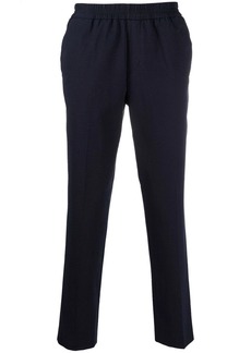 Harmony textured slim-fit trousers