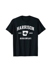 Harrison Arkansas AR vintage State Athletic style T-Shirt