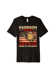 Harrison Arkansas USA Flag 4th Of July Premium T-Shirt