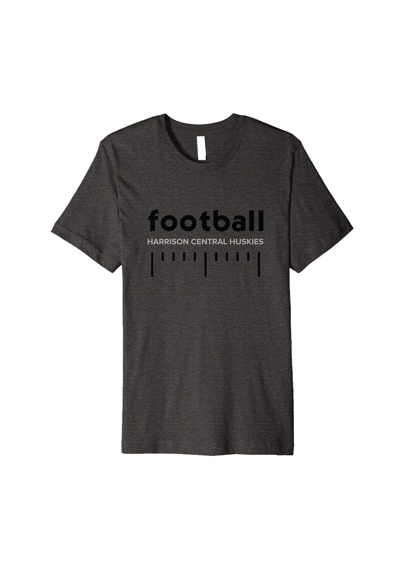 Harrison Central Huskies Football Lines HS Premium T-Shirt