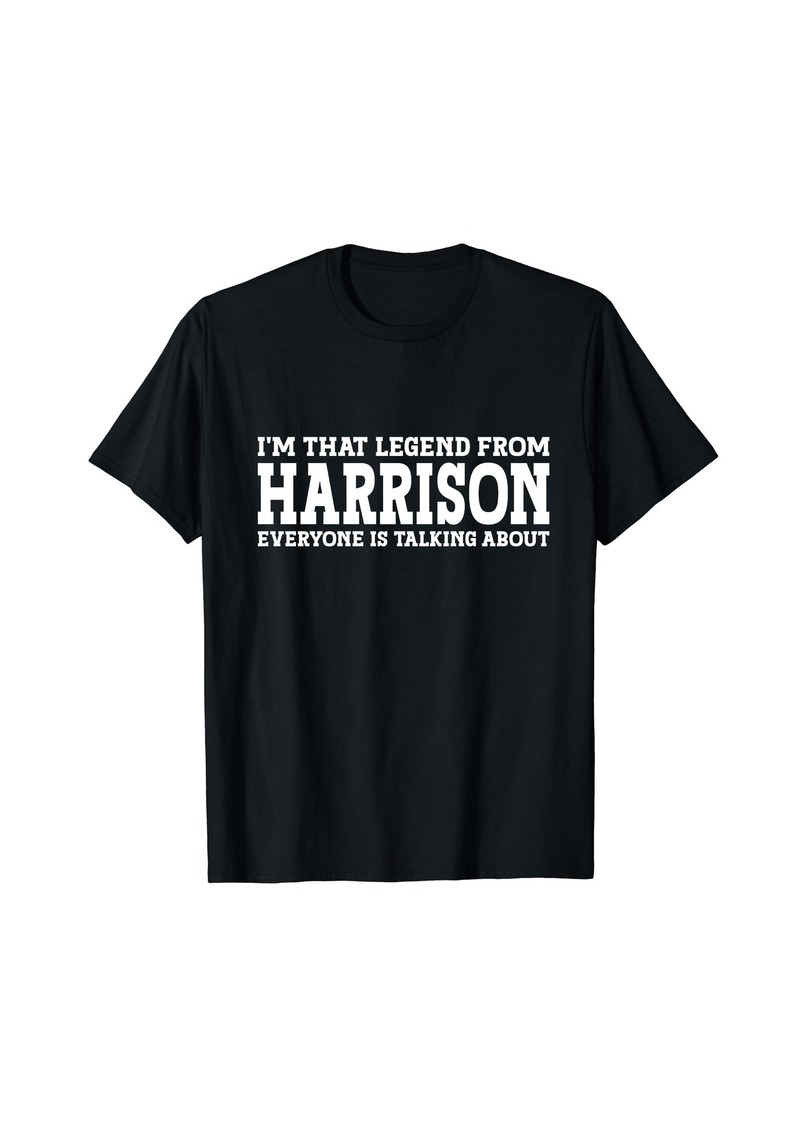 Harrison Hometown AR Arkansas Home Roots Funny City Harrison T-Shirt