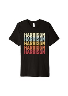 Harrison New York Harrison NY Retro Vintage Text Premium T-Shirt