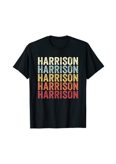 Harrison New York Harrison NY Retro Vintage Text T-Shirt
