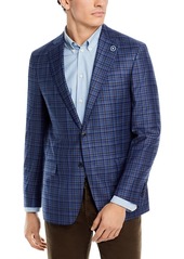 Hart Schaffner Marx New York Plaid Regular Fit Sport Coat