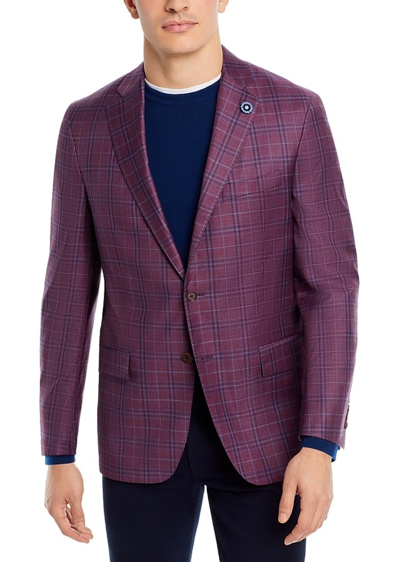 Hart Schaffner Marx New York Plaid Regular Fit Sport Coat