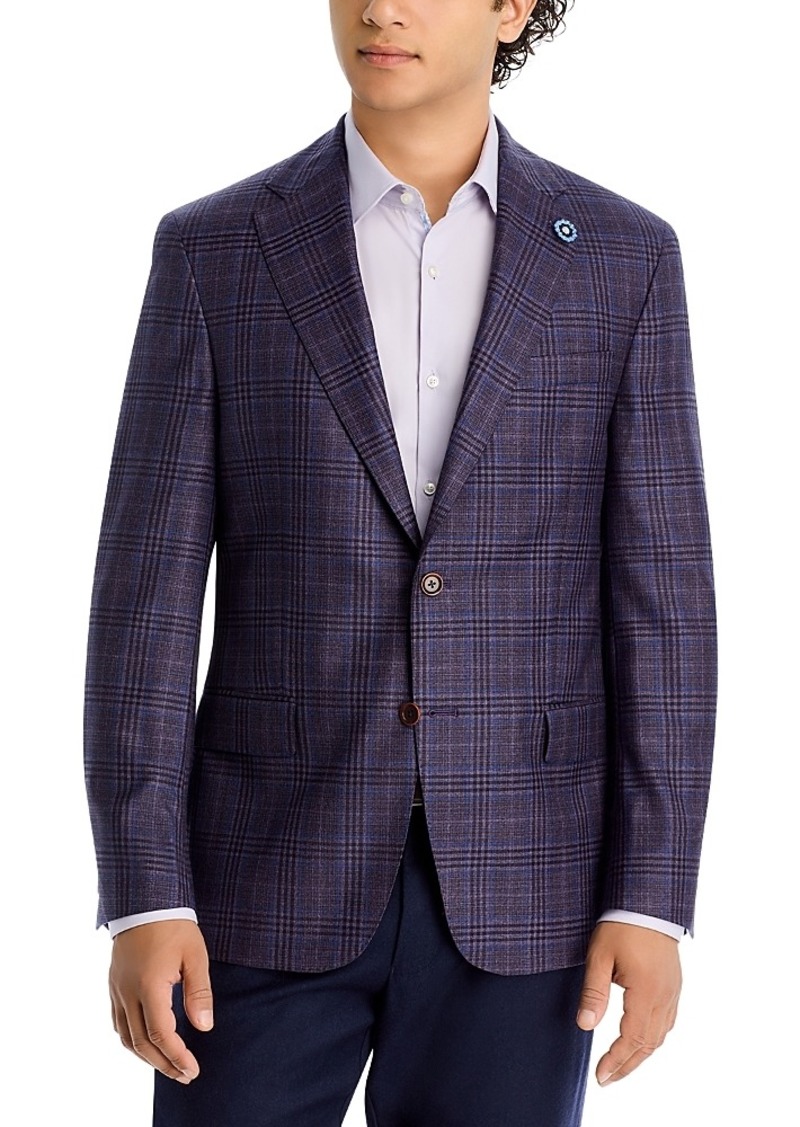 Hart Schaffner Marx New York Regular Fit Plaid Sport Coat