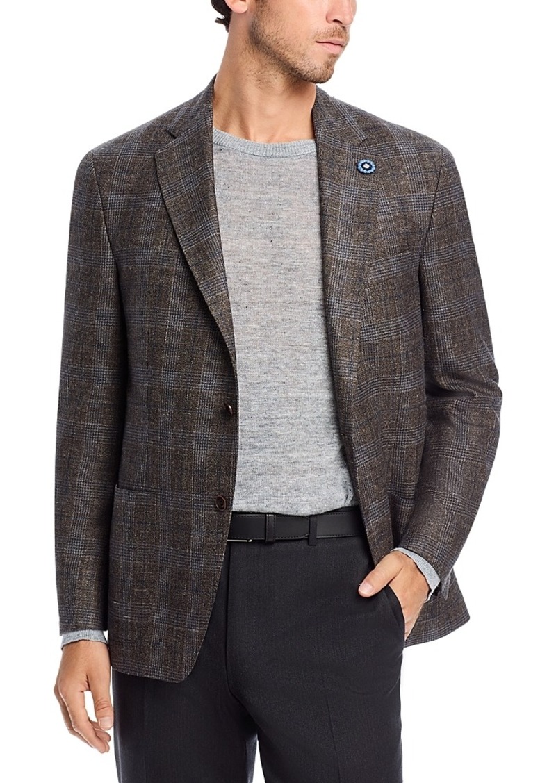 Hart Schaffner Marx New York Plaid Regular Fit Sport Coat