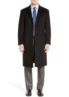 Hart Schaffner Marx Sheffield Classic Fit Wool & Cashmere Overcoat