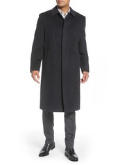Hart Schaffner Marx Stanley Classic Fit Wool & Cashmere Overcoat