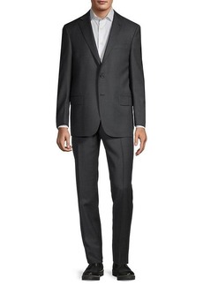 Hart Schaffner Marx New York-Fit Checked Wool Suit