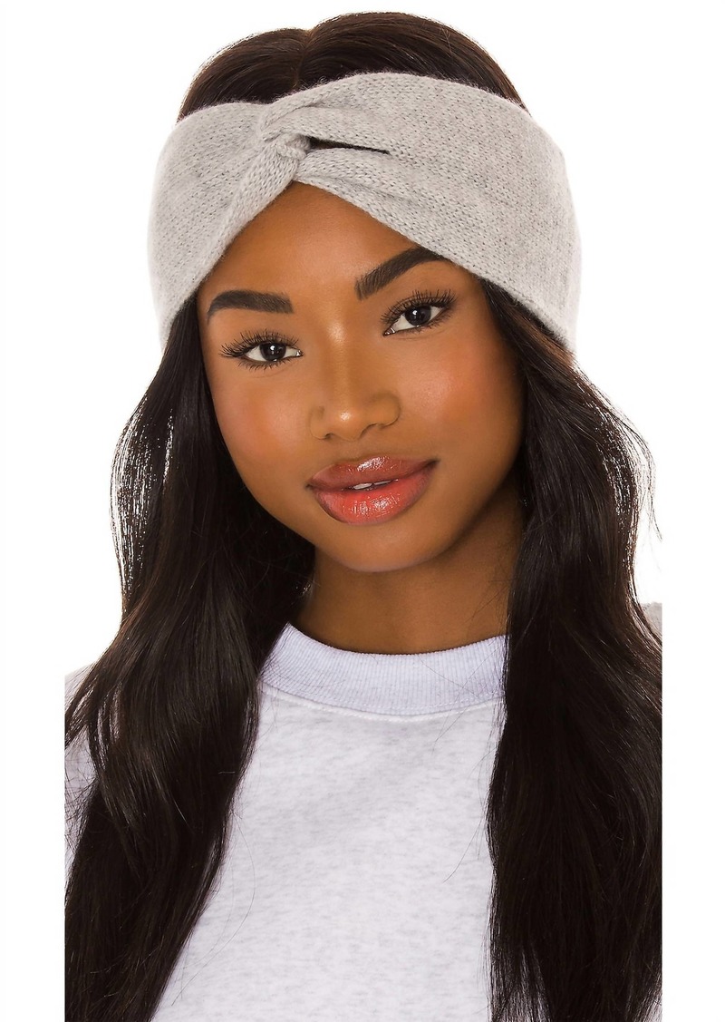 Hat Attack Cashmere Headband In Grey