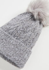 Hat Attack Classic Cable Pom Hat