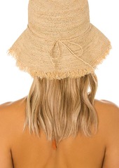 Hat Attack Packable Raffia Bucket Hat