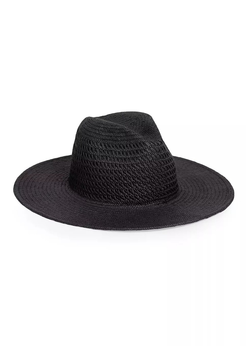 Hat Attack Luxe Vented Packable Straw Fedora