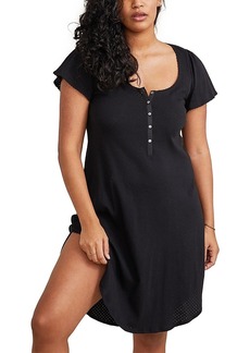 Hatch Collection The Pointelle Maternity Nursing Friendly Nightgown