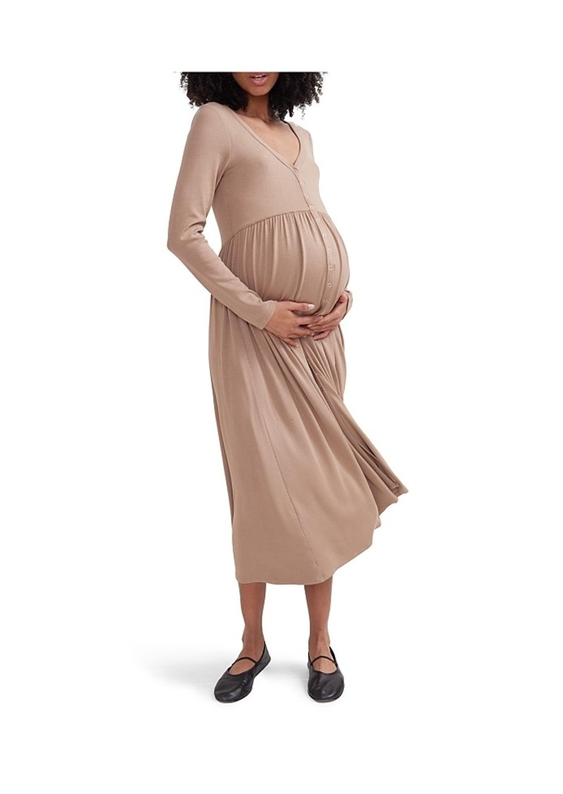 Hatch Collection The Softest Rib Nursing Dress