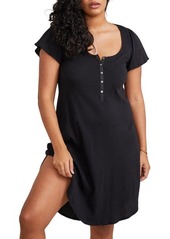 HATCH The Pointelle Organic Cotton Maternity/Nursing Nightgown