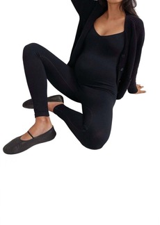 Hatch The Body Rib Unitard In Black