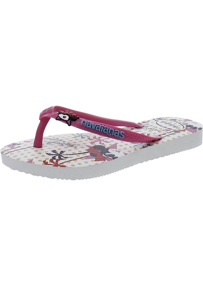 Havaianas Girls Toddler Manmade Flip-Flops