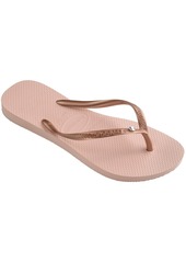 Havaianas Kids Slim Crystal Sw Ii Flip Flop Sandals - Ballet Rose