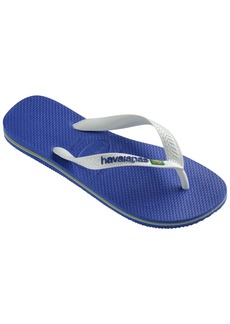 Havaianas Men's Brazil Logo Flip-Flop Sandals - Marine Blue