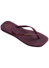 Havaianas Slim Square Logo Popup Sandal Purple Soil - Purple Soil