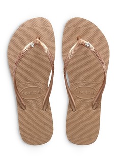 havaianas Women's Slim Crystal Ii Flip Flop Sandals