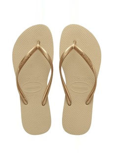 Havaianas Slim Flip Flops Beige