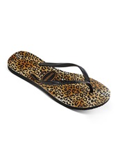 havaianas Women's Slim Leopard Thong Sandals