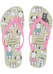 Havaianas Women's Slim Pets Flip Flop Sandal  11/12 M US