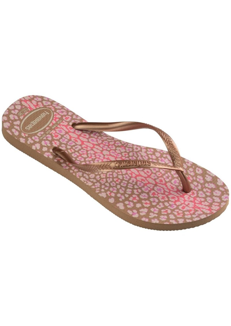 Havaianas Women's Slim Rose Gold Sandal - rose gold