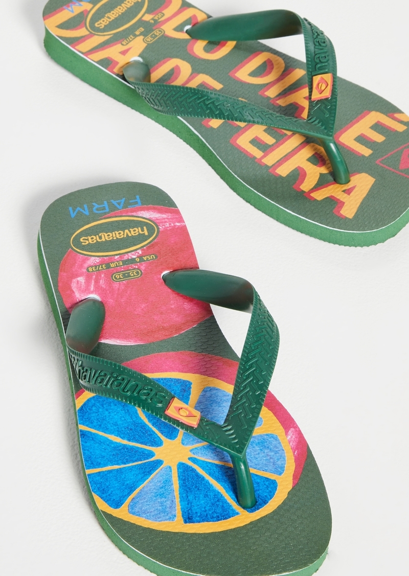 havaianas Women's Farm Rio Slip On Flip Flop Sandals