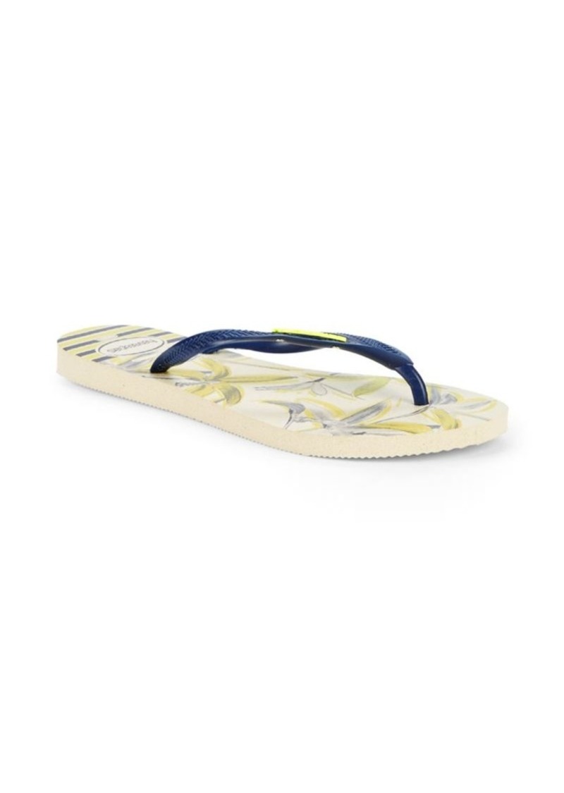 havaianas tropical flip flops