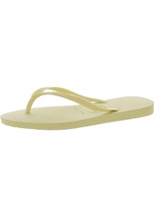 Havaianas Slim Womens Textured Thong Flip-Flops