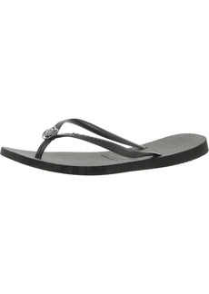 Havaianas Womens Embellished Slip-On Thong Sandals