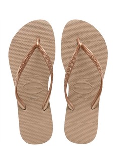 Havaianas Women's Slim Flip Flop Sandal In Rose Gold